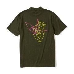 V12113 DUAL MOCK | モックネックTシャツ | カーキ| メンズ | ゴルフウェア