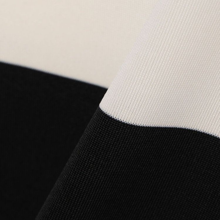 WOMEN’S PANEL STRIPE HIGHNECK RF | ハイネックシャツ | ブラック | レディース | ゴルフウェア