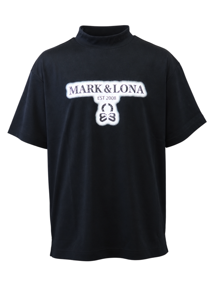 Blur Sign Spectrum Performance Mock | Tシャツ | ブラック | メンズ | ゴルフウェア