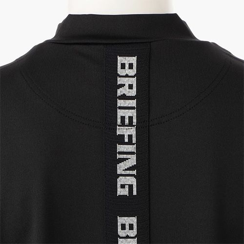 MENS BACK LOGO LINE HIGH NECK RELAXED FIT | ハイネックシャツ | ブラック | メンズ | ゴルフウェア