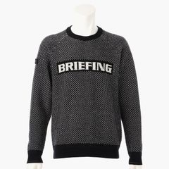 MERINO WOOL LOGO CREWNECK KNIT | セーター | ブラック | メンズ | ゴルフウェア