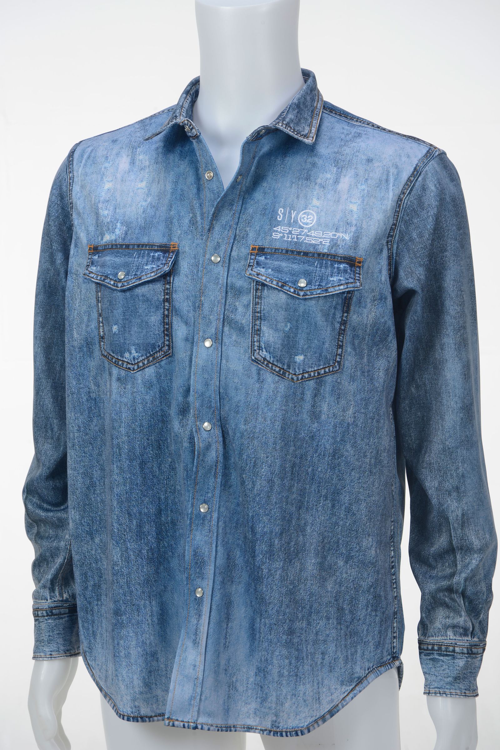 FAKE DENIME SHIRTS | シャツ | デニム | メンズ | ゴルフウェア