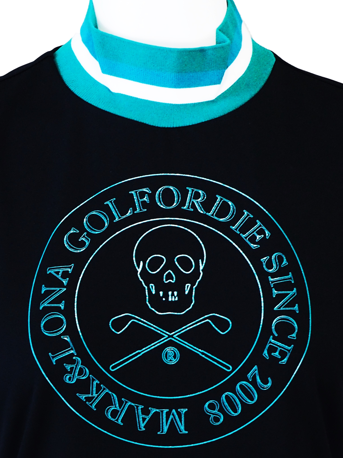 Polla Mock Tee | モックネックシャツ | ブラック | レディース | ゴルフウェア