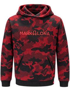 Mercury Camo Jacquard Knit Hoodie | セーター | フーディ | レッド | メンズ | ゴルフウェア