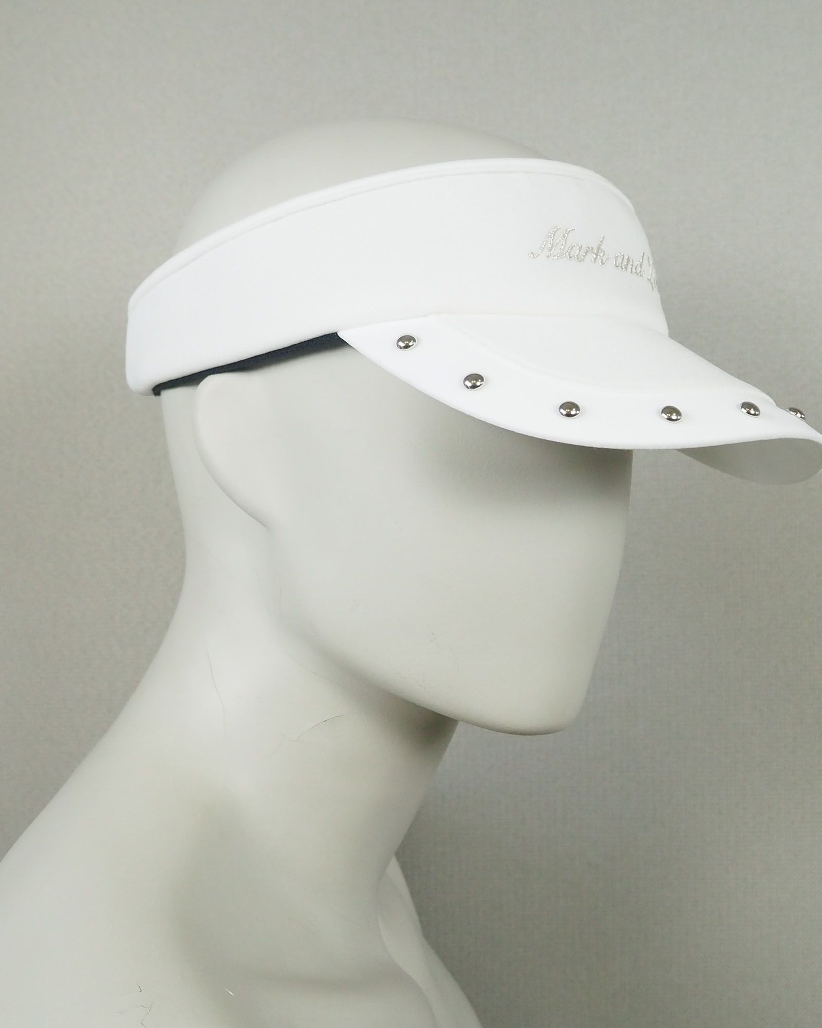 Royal Stud Sunvisor | バイザー | ホワイト | ユニセックス | ゴルフウェア
