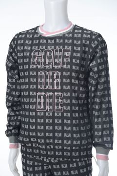 Pave Wooly tech Pull Over | スニードジャック | ブラック | メンズ | ゴルフウェア