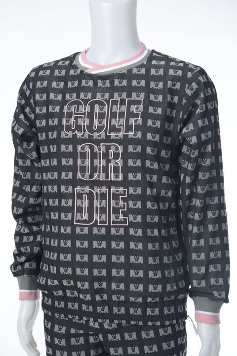 Pave Wooly tech Pull Over | スニードジャック | ブラック | メンズ | ゴルフウェア