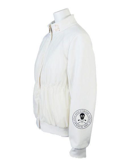 Lidi Shirred Insulated Zip-Up Jacket | ブルゾン | ホワイト | レディース | ゴルフウェア