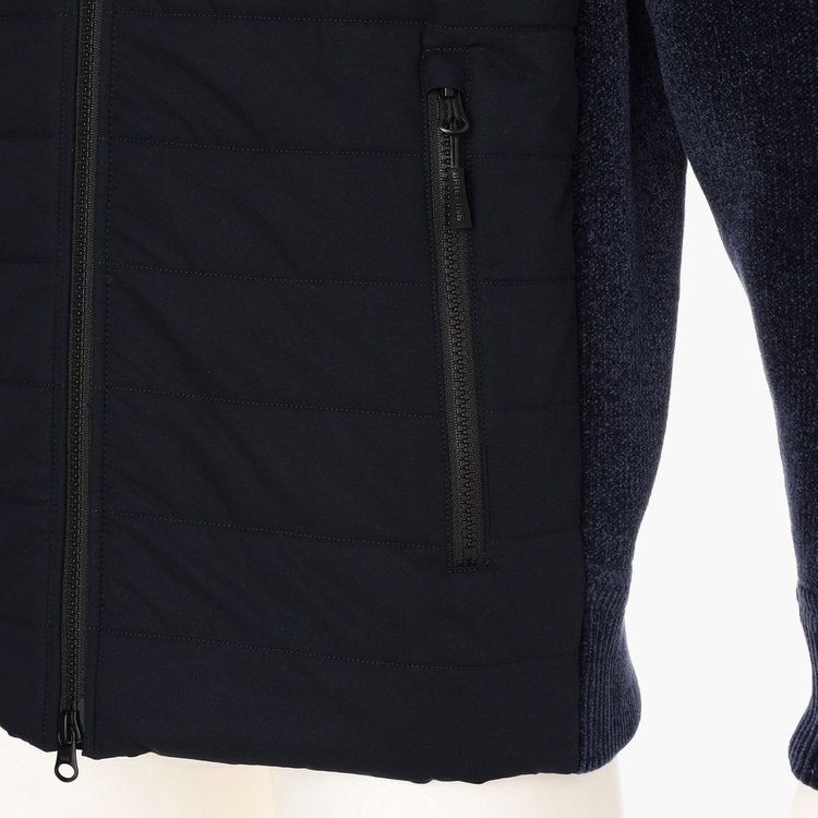 MEN'S WINDBLOCK MOLE YARN KNIT BLOUSON | ブルゾン | ネイビー | メンズ | ゴルフウェア