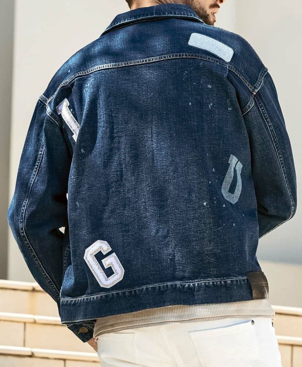 LOGO PATCH DENIM JAKET | ブルゾン | インディゴ | メンズ