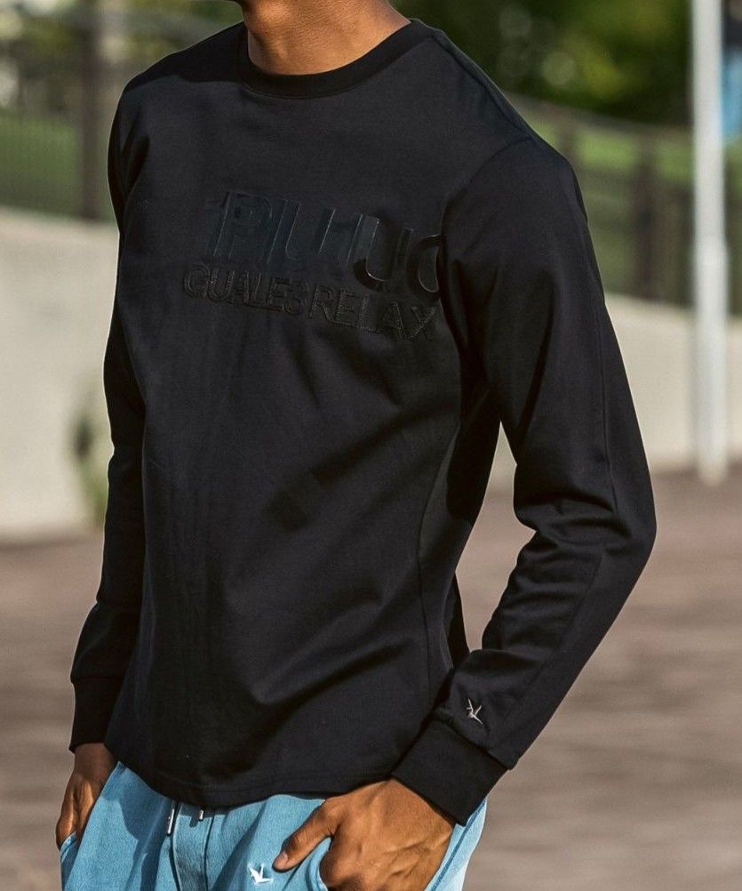 スタックロゴロングTシャツ | Tシャツ | ブラック | メンズ