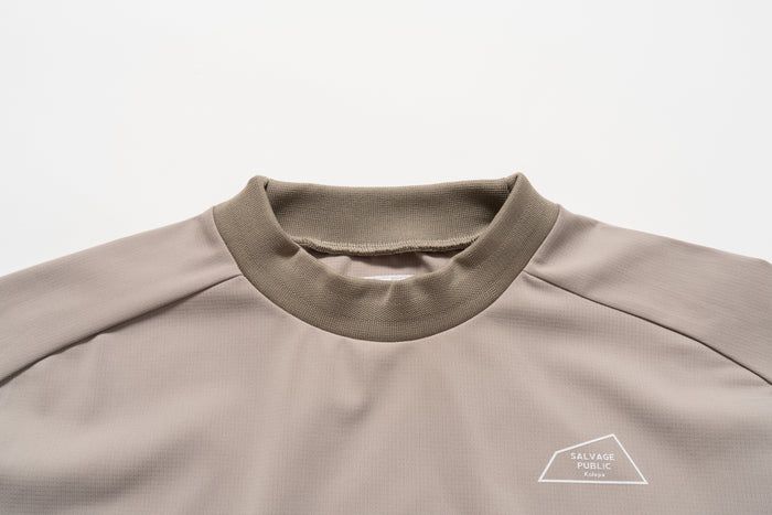 アロヘアモックネック S/S（LOCAL GOLFERS UNION） | モックネックシャツ | ベージュ | メンズ | ゴルフウェア