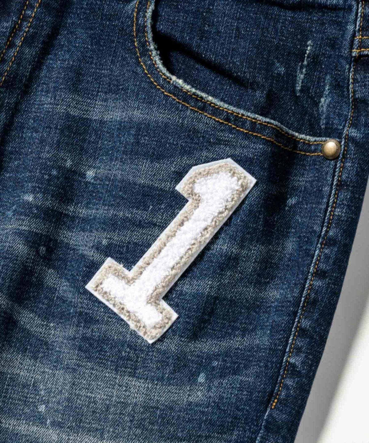 PATCH LOGO DEMIN | デニムパンツ | インディゴ | メンズ