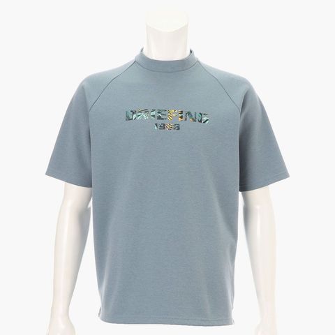 CR MEN’S BOTANICAL LOGO HIGHNECK （リラックスフィット） | ハイネックシャツ | ブルーグレー | メンズ | ゴルフウェア
