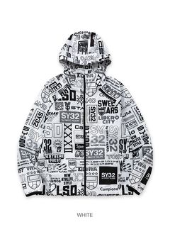 PRINT WINDBREAKER | ウィンドブレーカー | ホワイト | メンズ |  ゴルフウェア