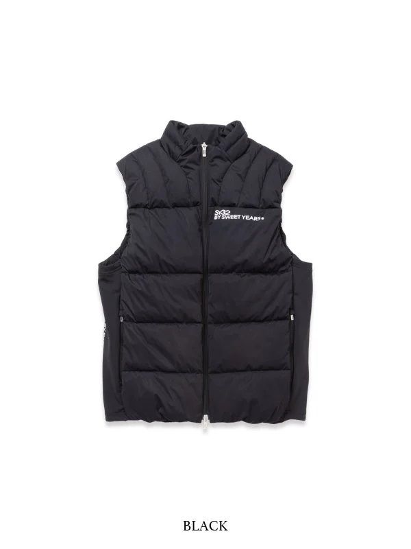 STRETCH KNIT LAMI VEST | ベスト | ブラック | メンズ | ゴルフウェア