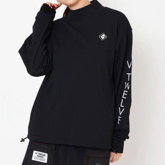 RELAX L/S MOCK | Tシャツ | ブラック | レディース | ゴルフウェア