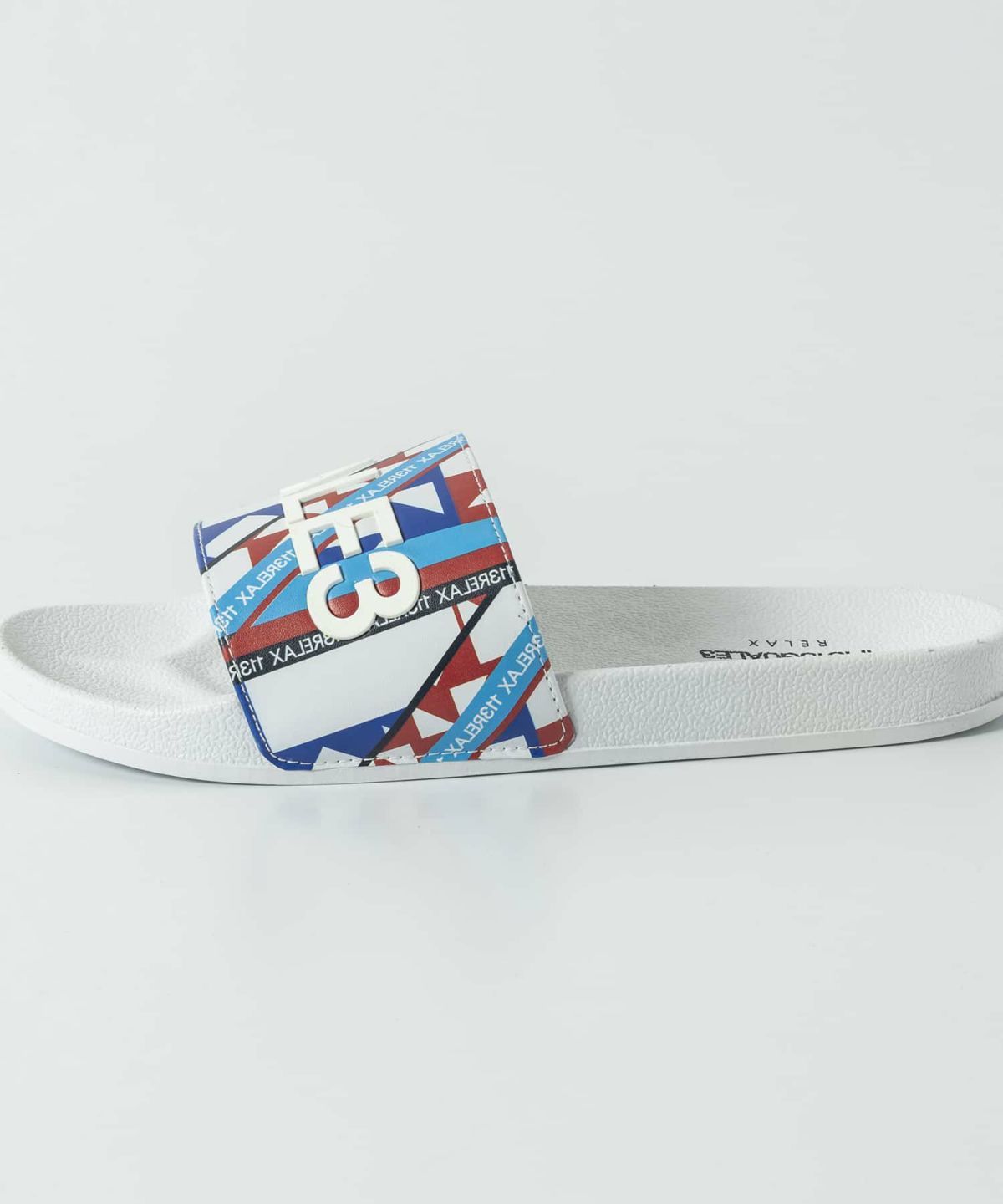 GEOMETRIC PRINT SANDALS | サンダル | チャコール×ブラック | メンズ