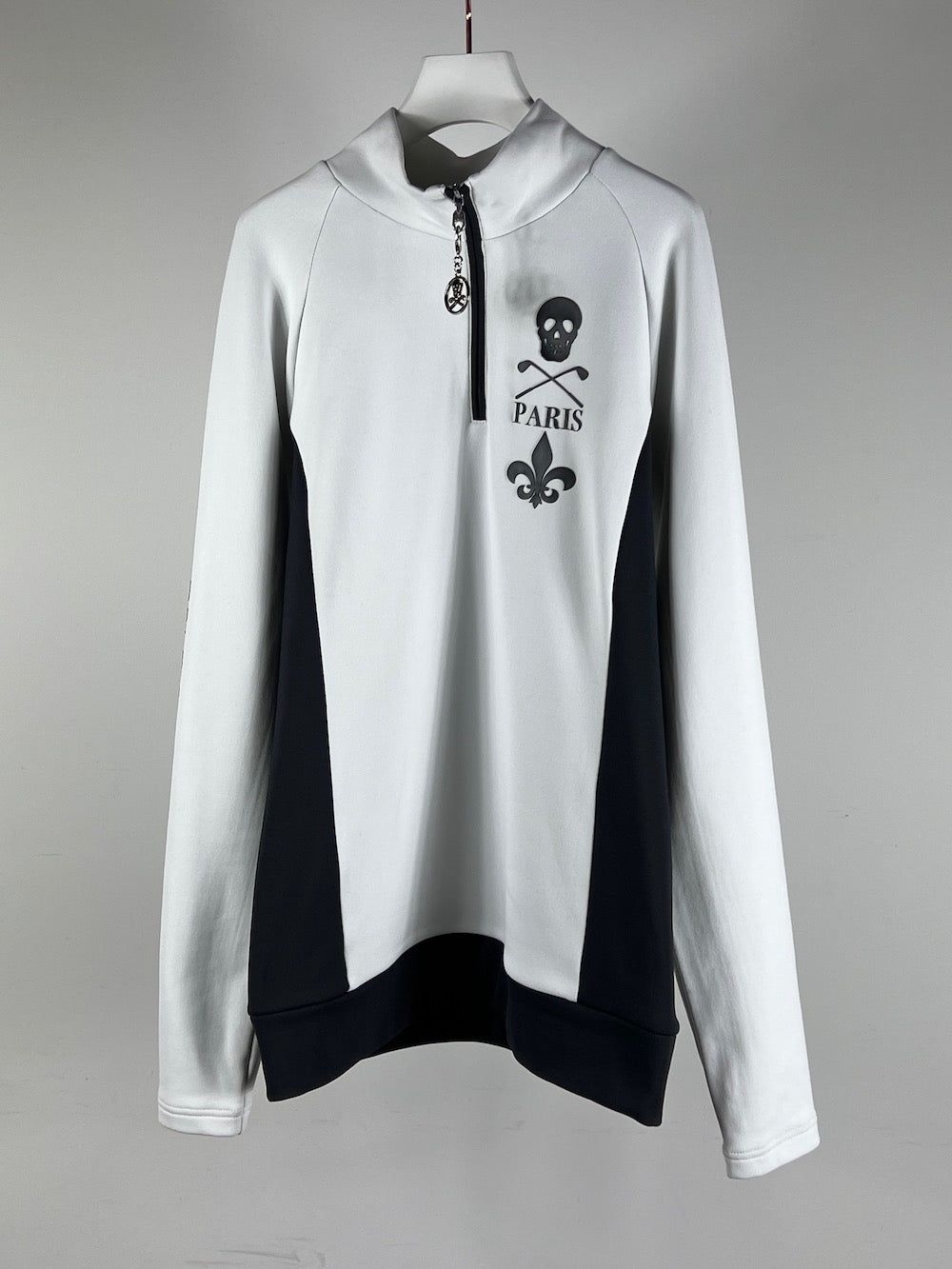 Atlas 1/2 Fleece Top | モックネック | ホワイト | ブラック | レディース | ゴルフウェア