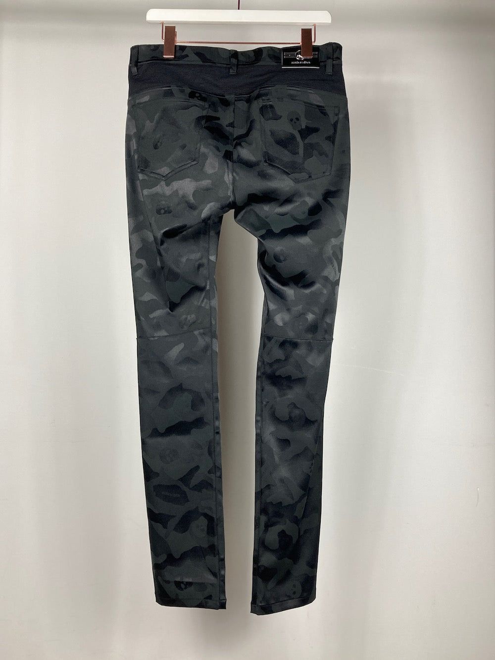 Gauge Jacquard Camo Pants | スラックス | ホワイト | グレー | ブラック |メンズ