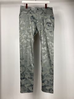 Gauge Jacquard Camo Pants | スラックス | ホワイト | グレー | ブラック |メンズ
