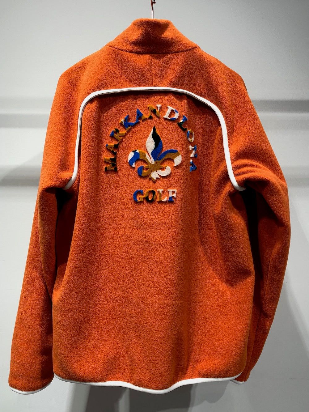 Médoc Alpine Fleece 1/4 Zip Top | モックネック | オレンジ | メンズ | ゴルフウェア