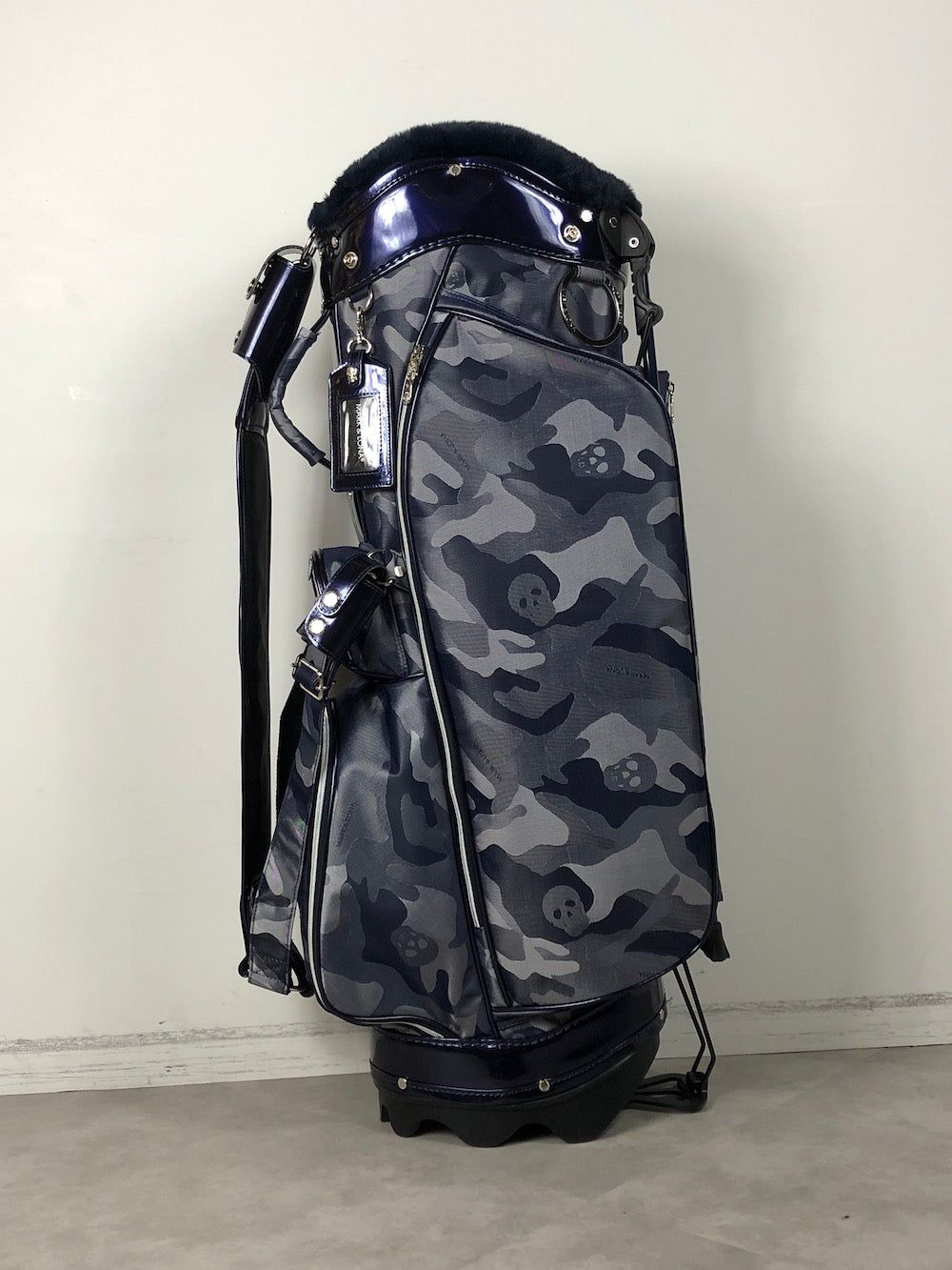 MARK&LONA - Gauge Camo Stand Bag | キャディバッグ | ネイビー 