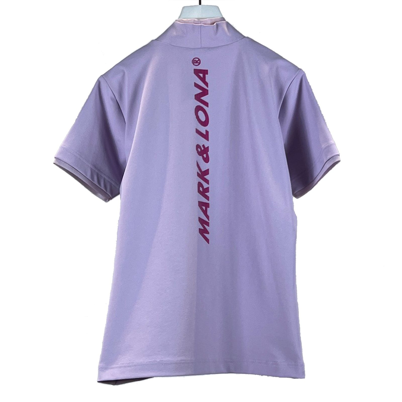 Ace Mock Neck Top | エース モック ネック トップ | 半袖 Tシャツ | レディース | ラベンダー