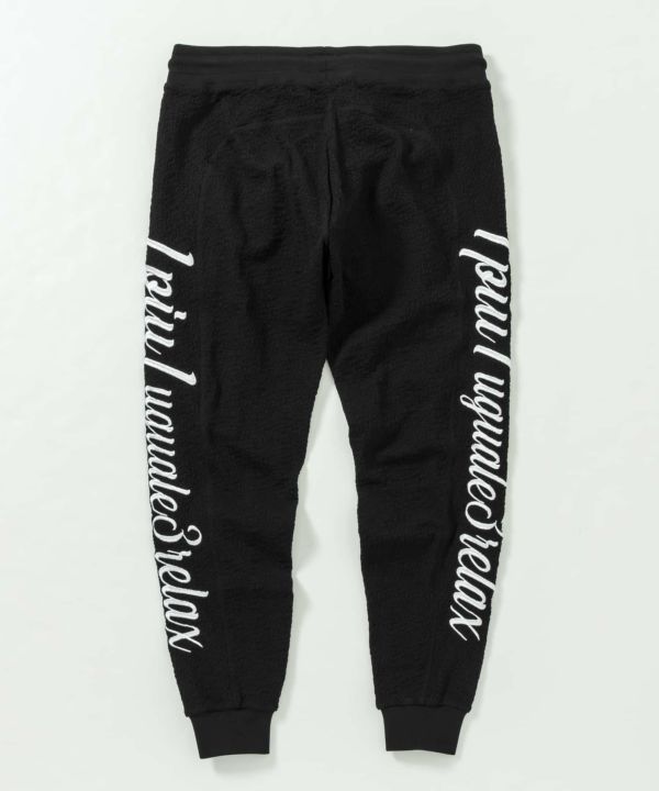 CREPEKNIT LONG PANTS | ロングパンツ | ブラック | メンズ