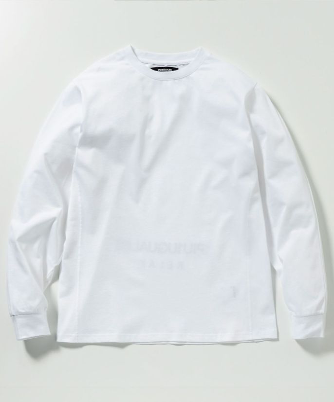 ラインストーンロゴロングTシャツ | Tシャツ | ホワイト | メンズ