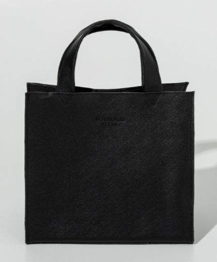 シンセティックサフィアーノミニトートバッグ | バック | ブラック | メンズ