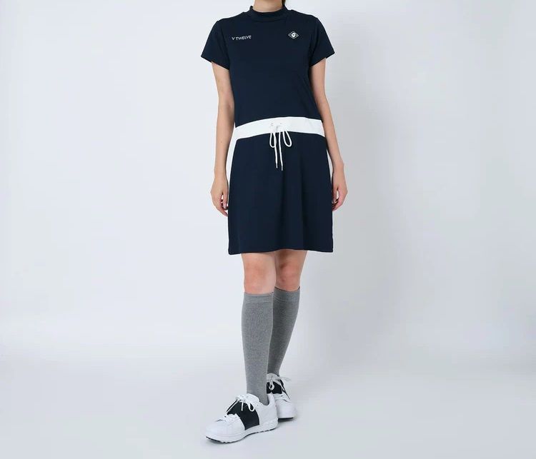 VERTICAL ONE-PIECE | ワンピース | ネイビー | レディース | ゴルフウェア