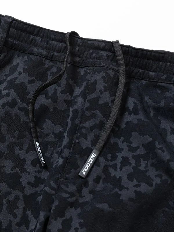 SATIN CAMO JACQUARD PANTS | パンツ | ブラック | メンズ | ゴルフウェア