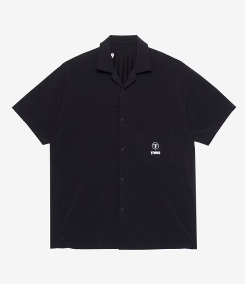 COMBINATION OPEN COLLAR SHIRTS | オープンカラーシャツジャケット | ブラック | メンズ | ゴルフウェア
