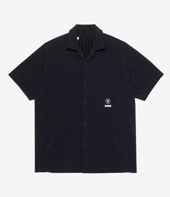 COMBINATION OPEN COLLAR SHIRTS | オープンカラーシャツジャケット | ブラック | メンズ | ゴルフウェア