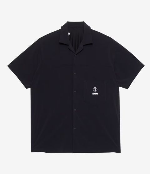 COMBINATION OPEN COLLAR SHIRTS | オープンカラーシャツジャケット | ブラック | メンズ | ゴルフウェア