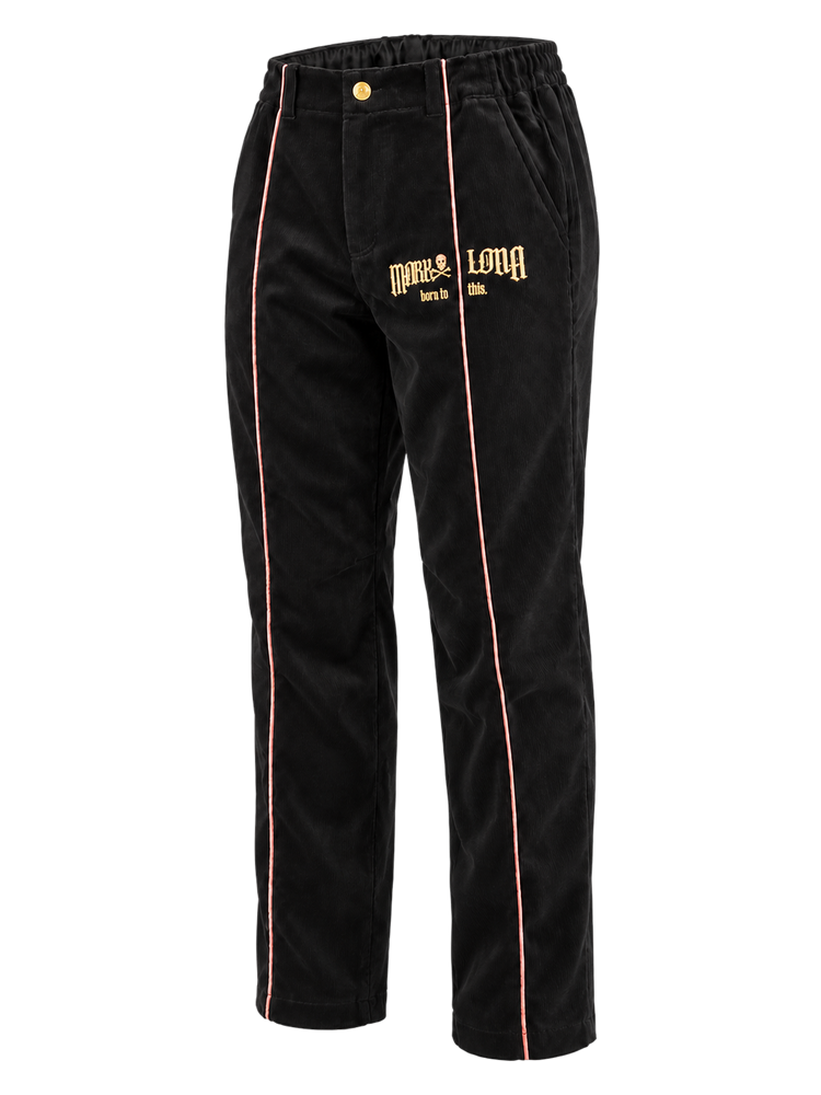Fraktur Corduroy Jersey Pants | ロングパンツ | ブラック | メンズ | ゴルフウェア
