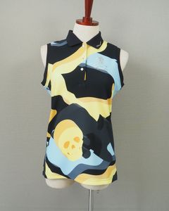 Dimention Camo Sleeveless Polo | ディメンション カモ スリーブレス ポロ | ノースリーブ ポロシャツ | レディース | ブラック