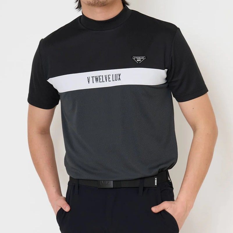 LX CS MOCK | Tシャツ | ブラック | メンズ | ゴルフウェア