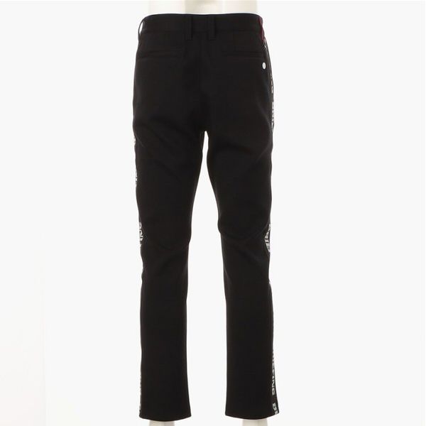 MENS WARM SIDE LOGO LINE SLIM PANTS | ロングパンツ | ブラック | メンズ | ゴルフウェア