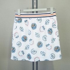 サークルロゴプリント スカート | ホワイト | レディース | ゴルフウェア