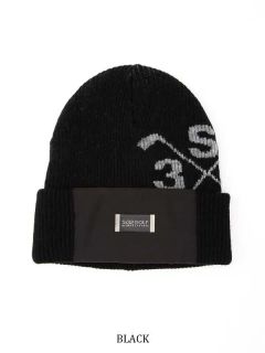 LOGO KNIT CAP | キャップ | ブラック | ユニセックス | ゴルフ