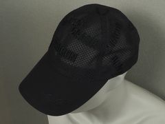 ロゴ 総メッシュ キャップ | 帽子 UVカット | ブラック | ユニセックス | ゴルフウェア