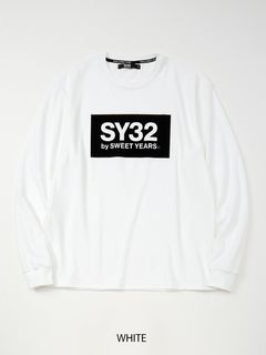 FLOCKY BOX LOGO FLEECE L/S TEE | Tシャツ | ホワイト | メンズ