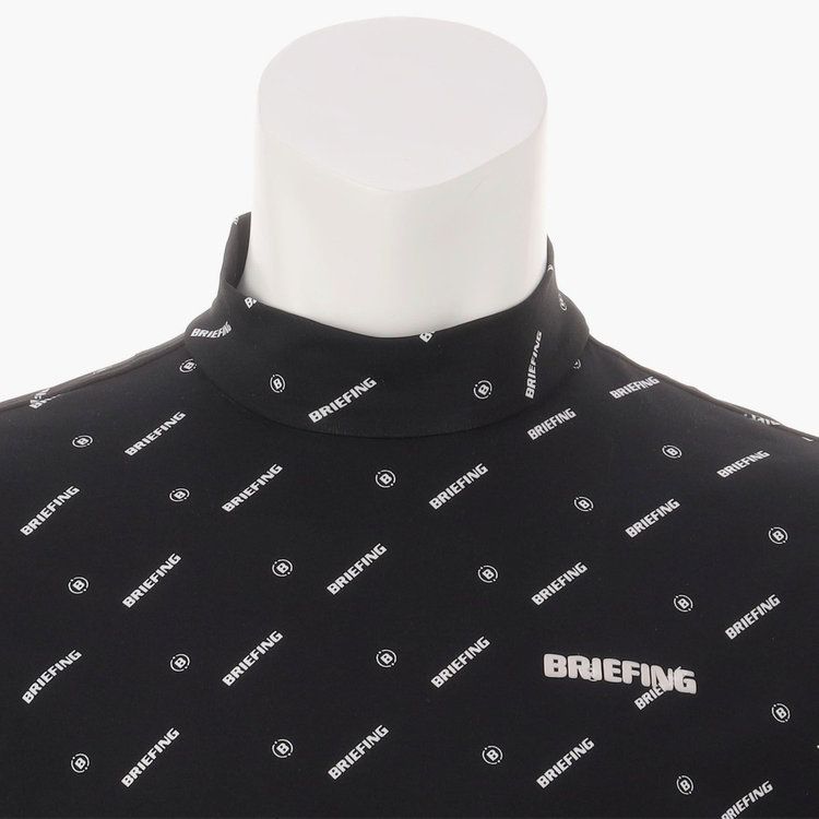 MENS MONOGRAM HIGH NECK | ハイネックTシャツ | ブラック | メンズ | ゴルフウェア