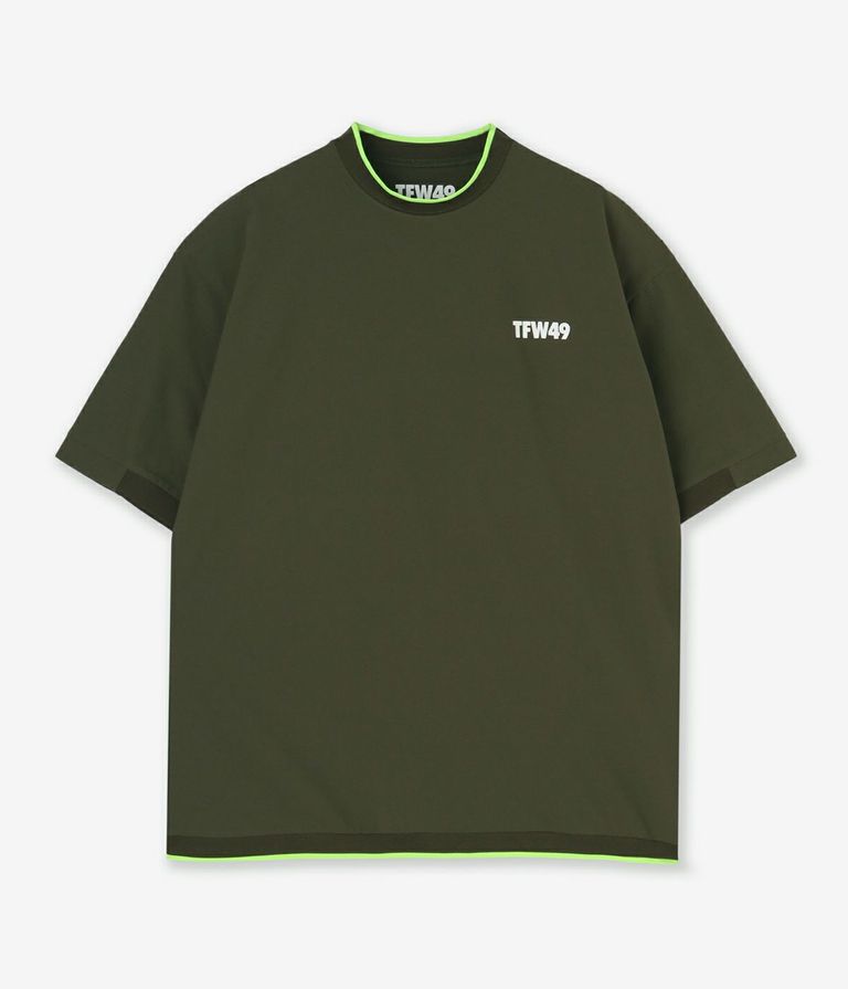 TFW49 - RELAX HALF MOCK NECK | モックネックシャツ | カーキ 