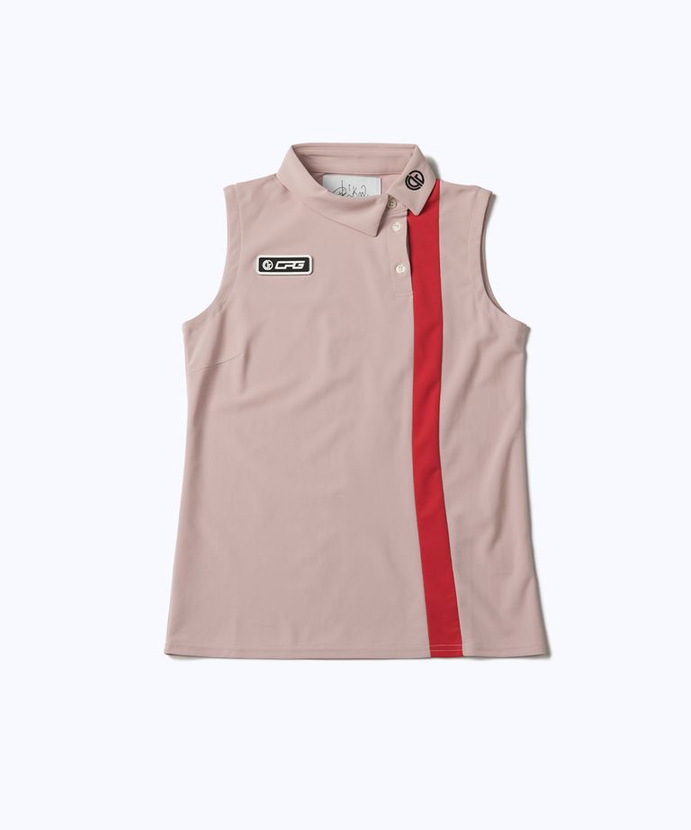 CPG GOLF - bicolor sleeveless shirt with RC | バイカラー