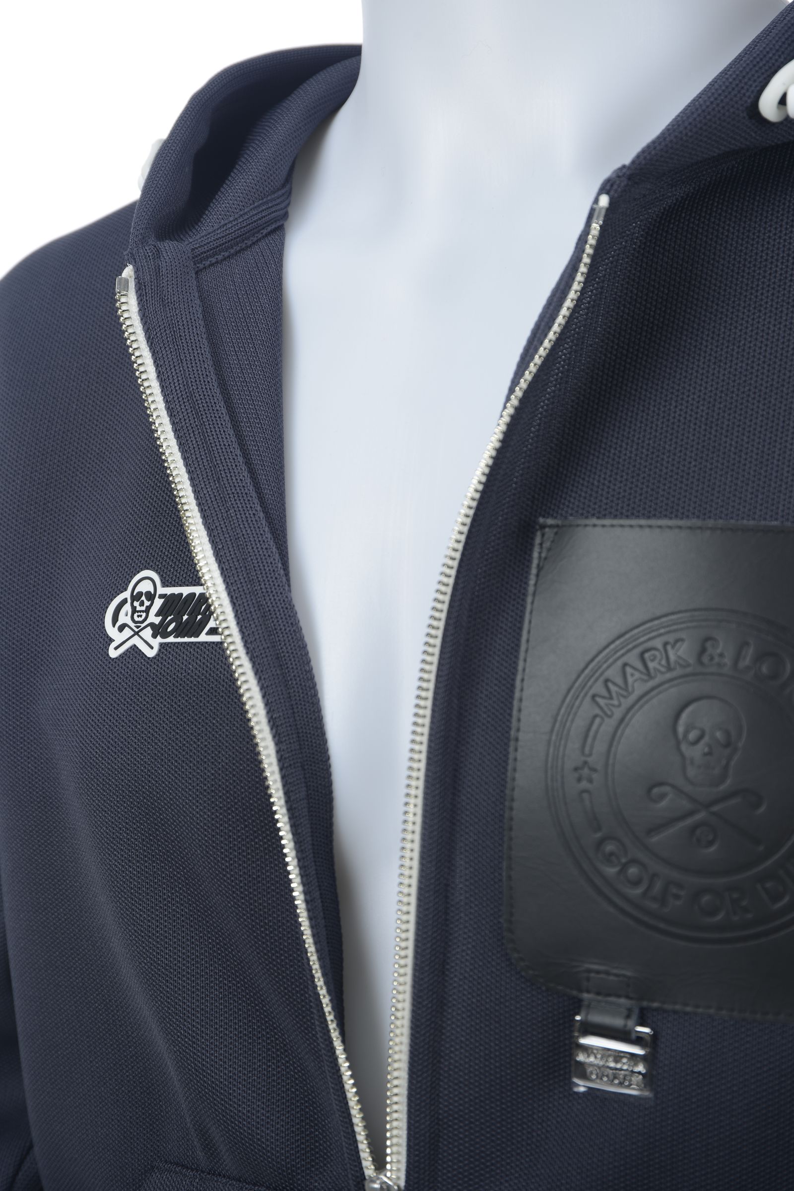 Rev Knit Pocket Hoodie | ジップアップパーカー | ブルゾン | チャコールグレー | メンズ | ゴルフウェア