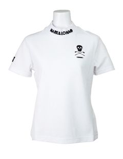 Superb Micro Pile Tee | モックネックTシャツ | ホワイト | レディース | ゴルフウェア