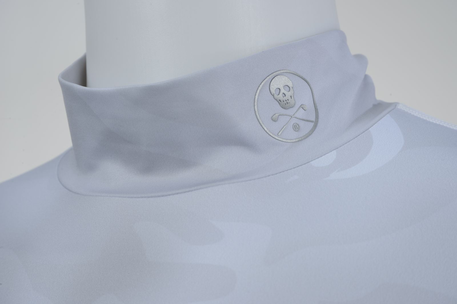 19 Compression Mock neck shirts | コンプレッション モックネック シャツ | カモフラ インナー | WHITE ホワイト